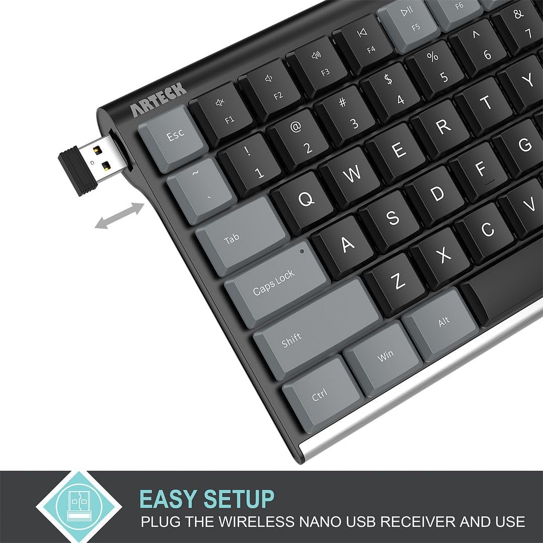 Arteck wireless keyboard with USB receiver