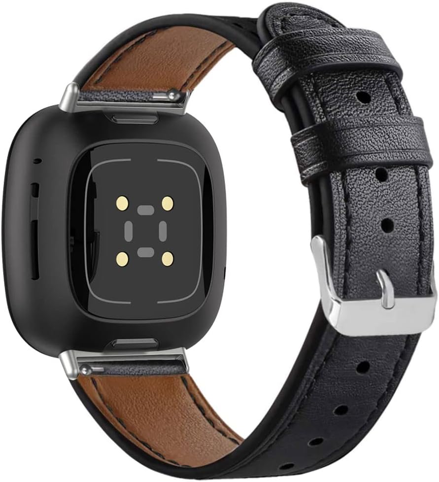Sankel replacement strap showing genuine leather texture