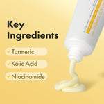 Tosowoong dark spot wrapping facial mask tube showcasing key ingredient labels.