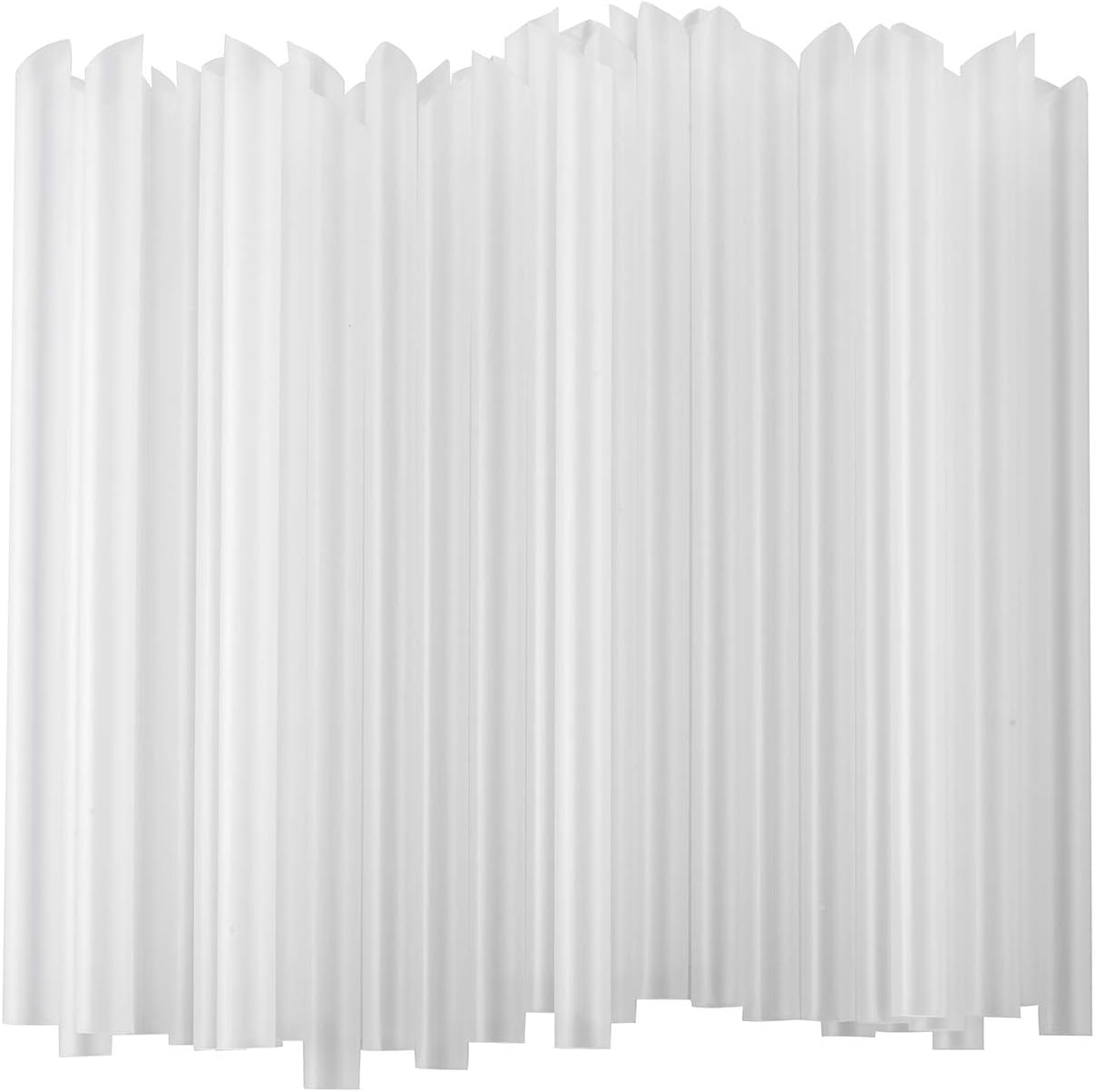 Alink clear plastic boba straws 100 pack front view