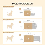 Six pack assortment of lightweight washable blankets for small medium pets