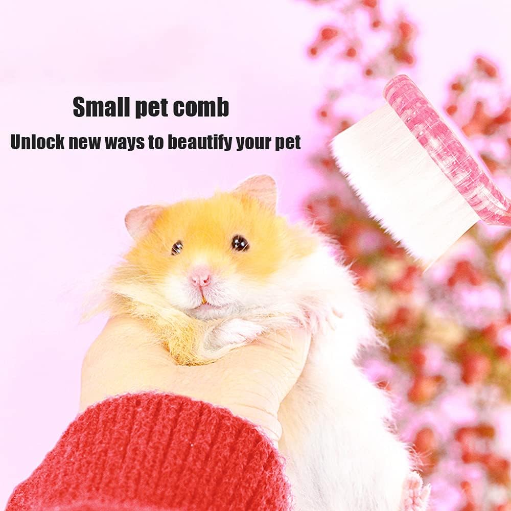 Close-up of soft bristles on WOLEDOE hamster brush
