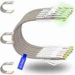 Rapink Patch Cables Cat6/ Cat6a 0.5ft (24 Pack) Slim, Cat6a Ethernet Patch Cable 10G Support, Snagless Cat 6 Patch Cable for Patch Panel to Switch, Flexiable Cat6 Ethernet Cable Black - Image 10