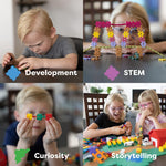 Incredibly Interconnectable Toys interlocking pieces close up