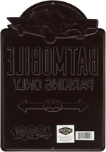 Open Road Brands Batman vintage sign embossed texture close up