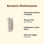 Micro Ingredients bariatric multivitamin 240 count package
