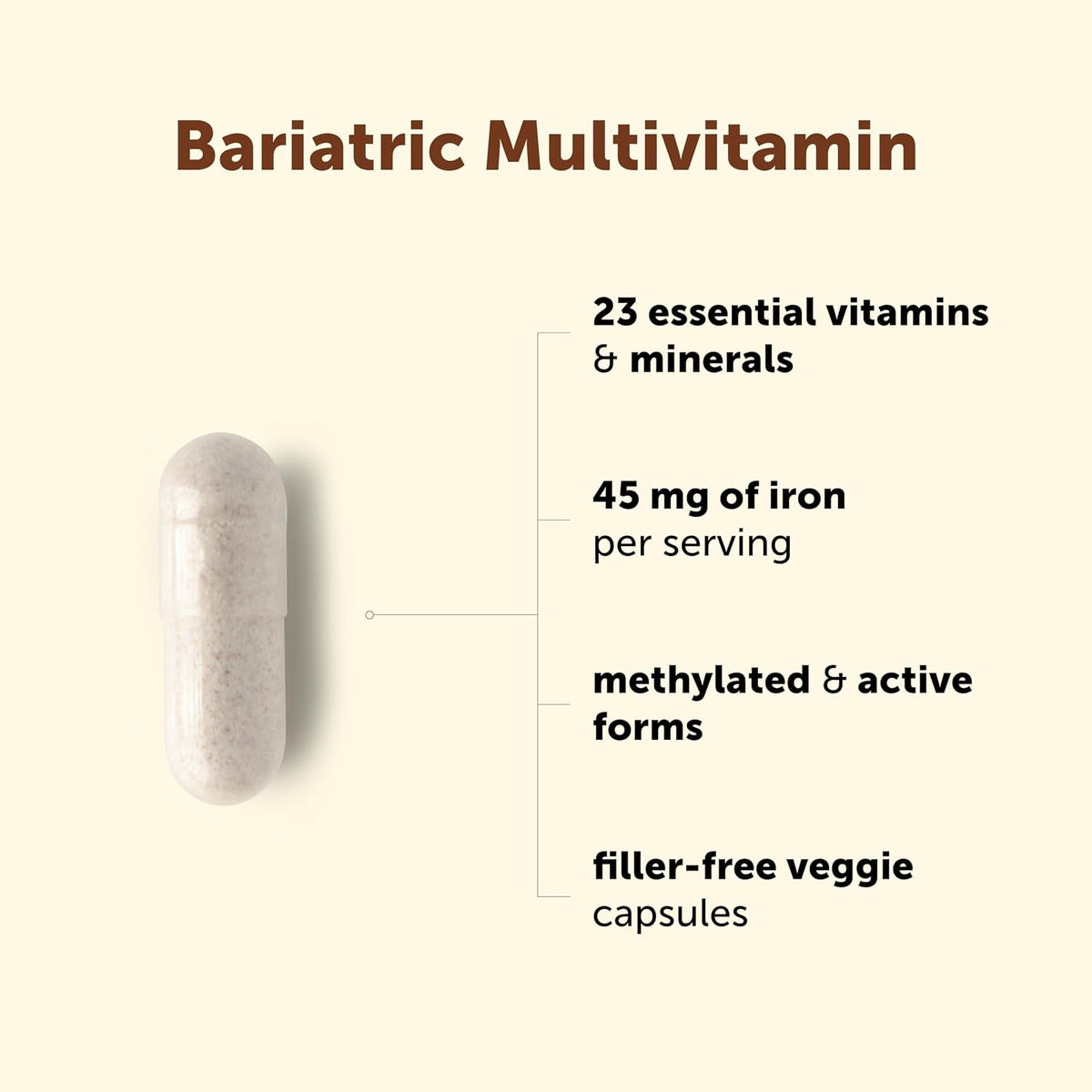 Micro Ingredients bariatric multivitamin 240 count package