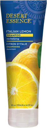 Desert Essence Italian Lemon Clarifying Shampoo back label ingredients