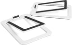 Kanto S2 tilted desktop speaker stands front view