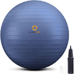 Primasole Exercise Ball for Balance Stability Fitness Workout Yoga Pilates at Home Office & Gym Birthing Ball for Pregnancy, Office Ball Chair - Image 10