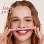 Peeling off the ETUDE hydrogel lip tattoo stain for a vivid tint