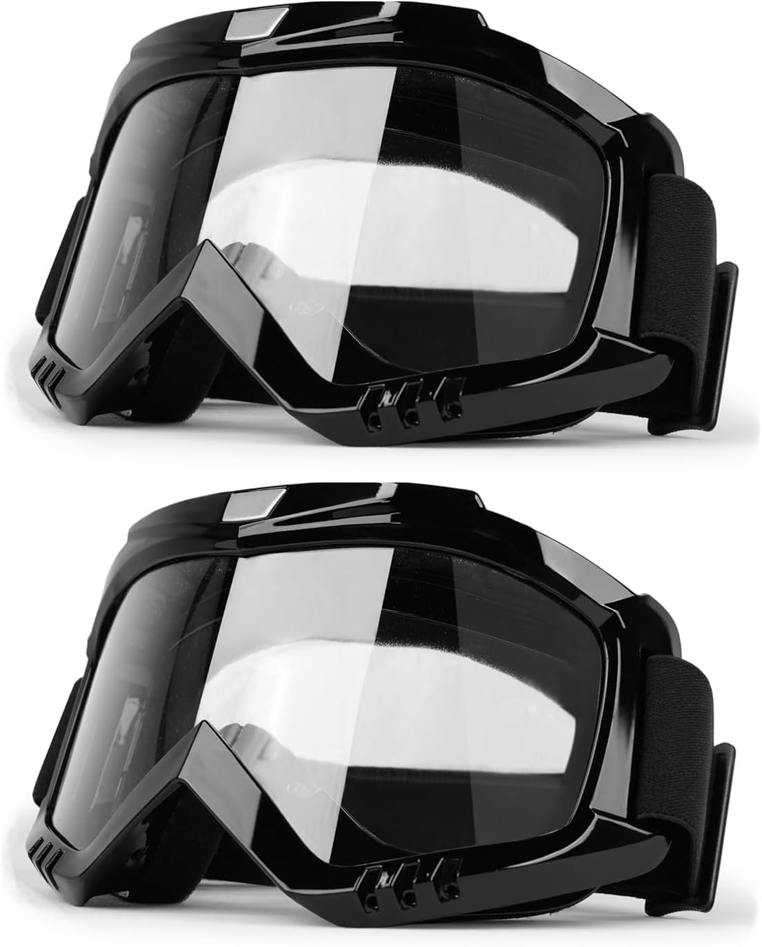 Lmavag professional motorcycle motocross goggles 2 pack front view