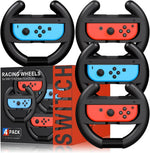 Pdobq Switch racing steering wheel 4 pack front view