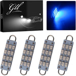 Grandview 44mm(1.73") 12-SMD 1210 3528 Chip Rigid Loop Festoon LED Bulbs for Car Interior Light Dome Map Light Door Courtesy Lights 561 562 567 (Blue) (4-pack, white) - Image 10