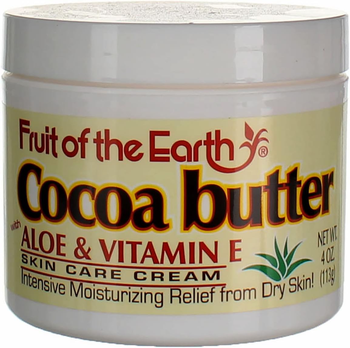 Fruit Of The Earth Bogo Cream Cocoa Butter 4oz. Jar (2 Pack) - Image 1