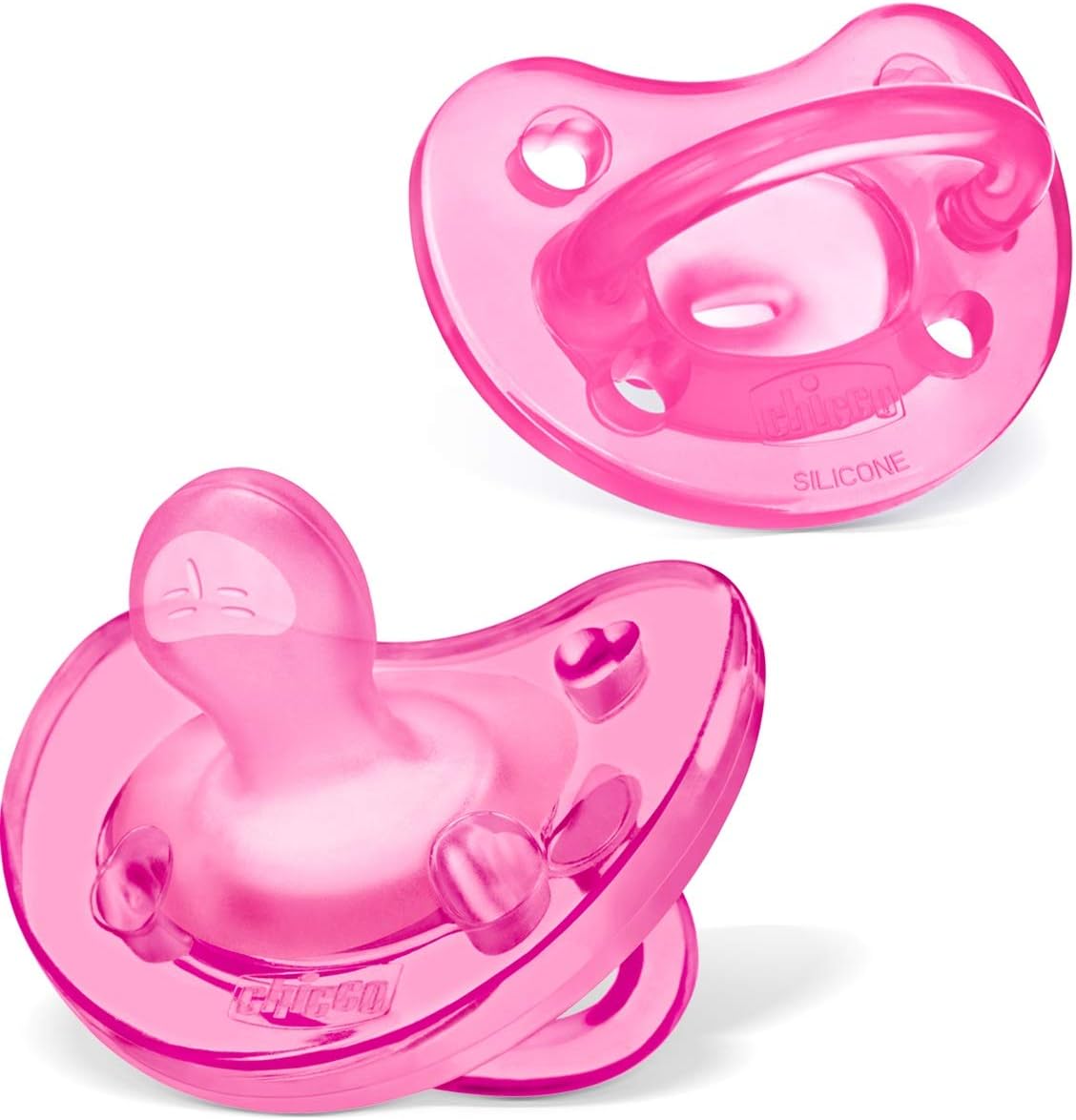 Chicco PhysioForma soft silicone pacifier front view