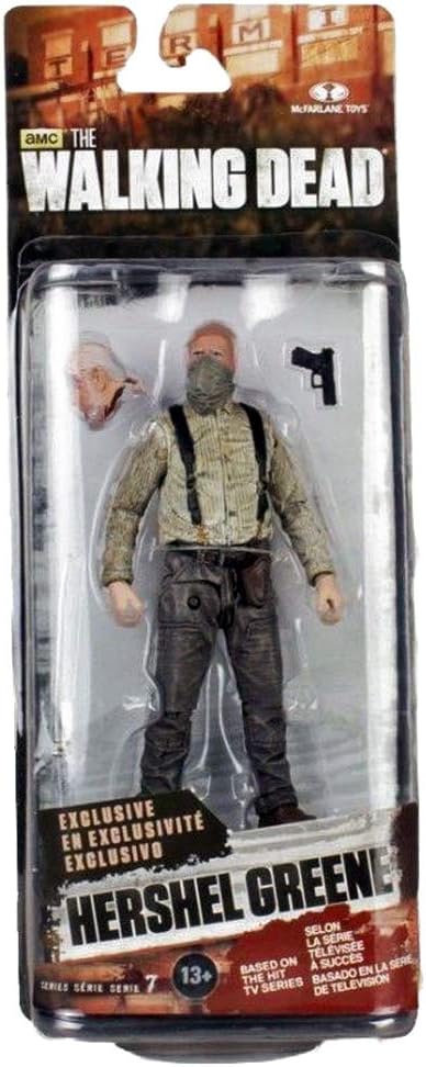 McFarlane Toys The Walking Dead Series 7 Hershel Greene Exclusive front view collectible figure