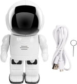 Marhynchus surveillance camera front view with astronaut robot design