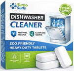 Turbo Suds dishwasher cleaner and deodorizer XL tablets front packaging
