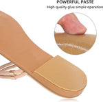 Cut-to-fit silicone sole protectors for dress shoes