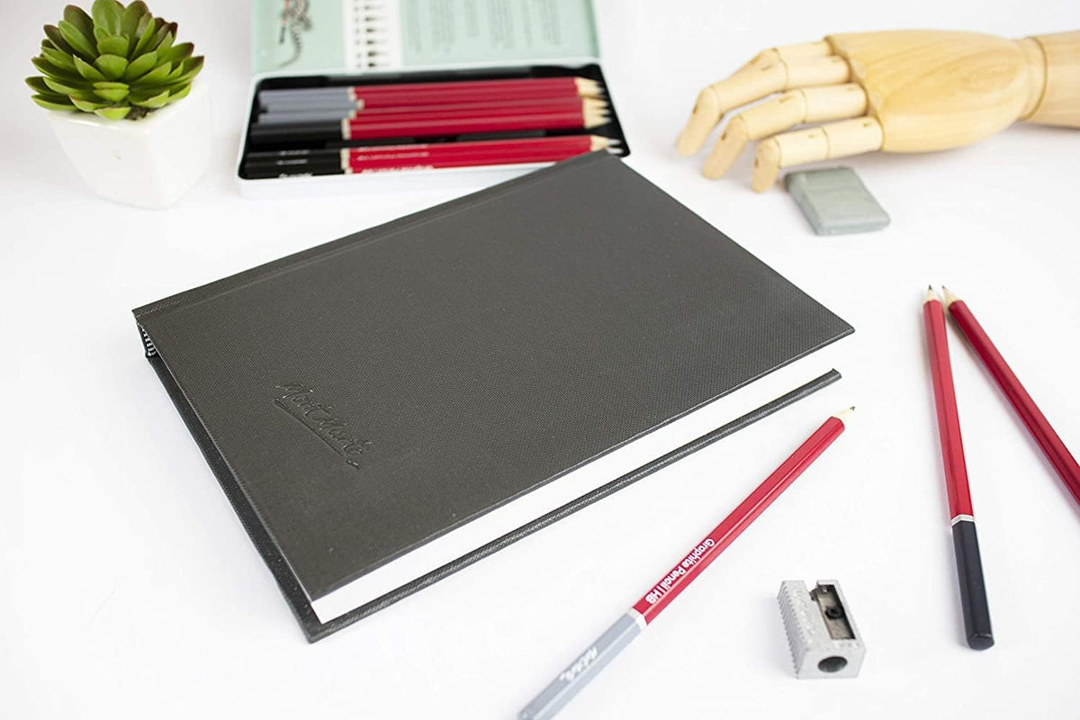 Mont Marte signature sketch pad open page layout