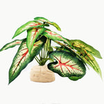 Reptile Plants for Terrarium Decor,Amphibian Habitat Decor,Artificial Plants for Gecko Chameleon Snake Tortoise Tank Accessories with Base (Monstera deliciosa) - Image 14
