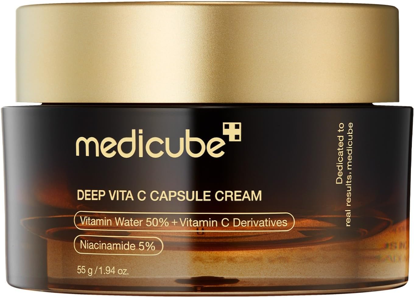 Medicube Deep Vita C Capsule Cream front view jar packaging