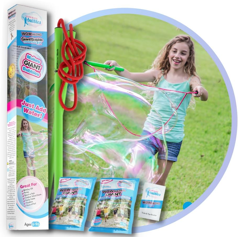 Wowmazing Giant Bubble Wands Kit front packaging view
