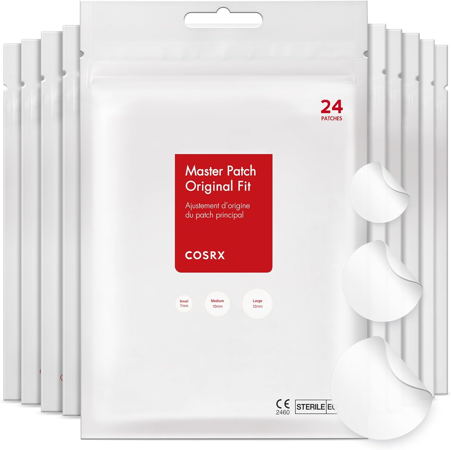COSRX Acne Pimple Master Patch 240 pack front view showing packaging details