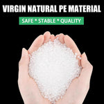 Bocolon white high density polyethylene sheet stacked view