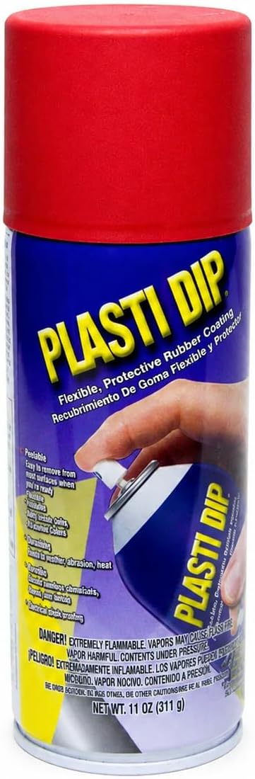 Plasti Dip multi purpose protective spray container back instructions