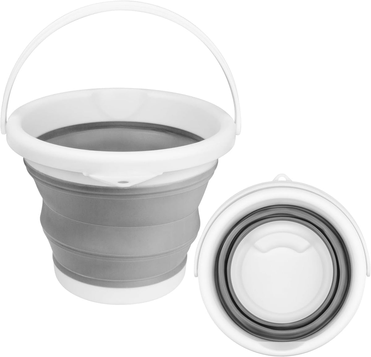Bidful Collapsible Mop Bucket front view expanded for household cleaning.