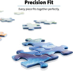 Ravensburger puzzle thickness and blue board material