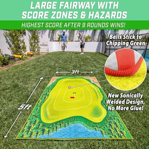 Full contents of GoSports golf practice set