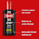 Alpecin caffeine shampoo label ingredients view
