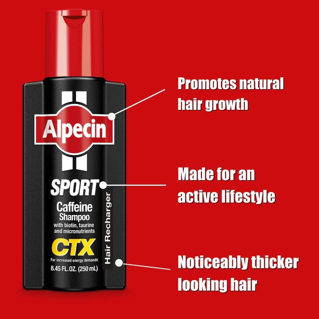 Alpecin caffeine shampoo label ingredients view