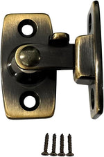 Heavy Forged Solid Brass Door Latch, 90 Degree Right Angle Door Latch Buckle for Doors & Windows, Small, 1.75", Satin Chrome, 1 Pack, Made in Taiwan - Image 14