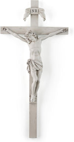 BC Catholic Crucifix Wall Cross 24" H Jesus Cross for Wall | Jesus Christ Religious Home Decor, Catholic Gifts, Collectable Statue Renaissance Sculpture handmade By Buildclassic - Image 12