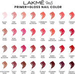 Lakme 9to5 P+G Nail Color Smokey Crimson 6ml - Image 9