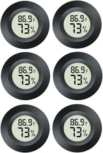JEDEW 2 Pack Hygrometer Thermometer Digital Humidity Meter Indoor/Outdoor Humidity Monitor Reptile Thermo-Hygrometer for Greenhouse Humidors Terrarium Jars, Fahrenheit () /Celsius() (2) - Image 10