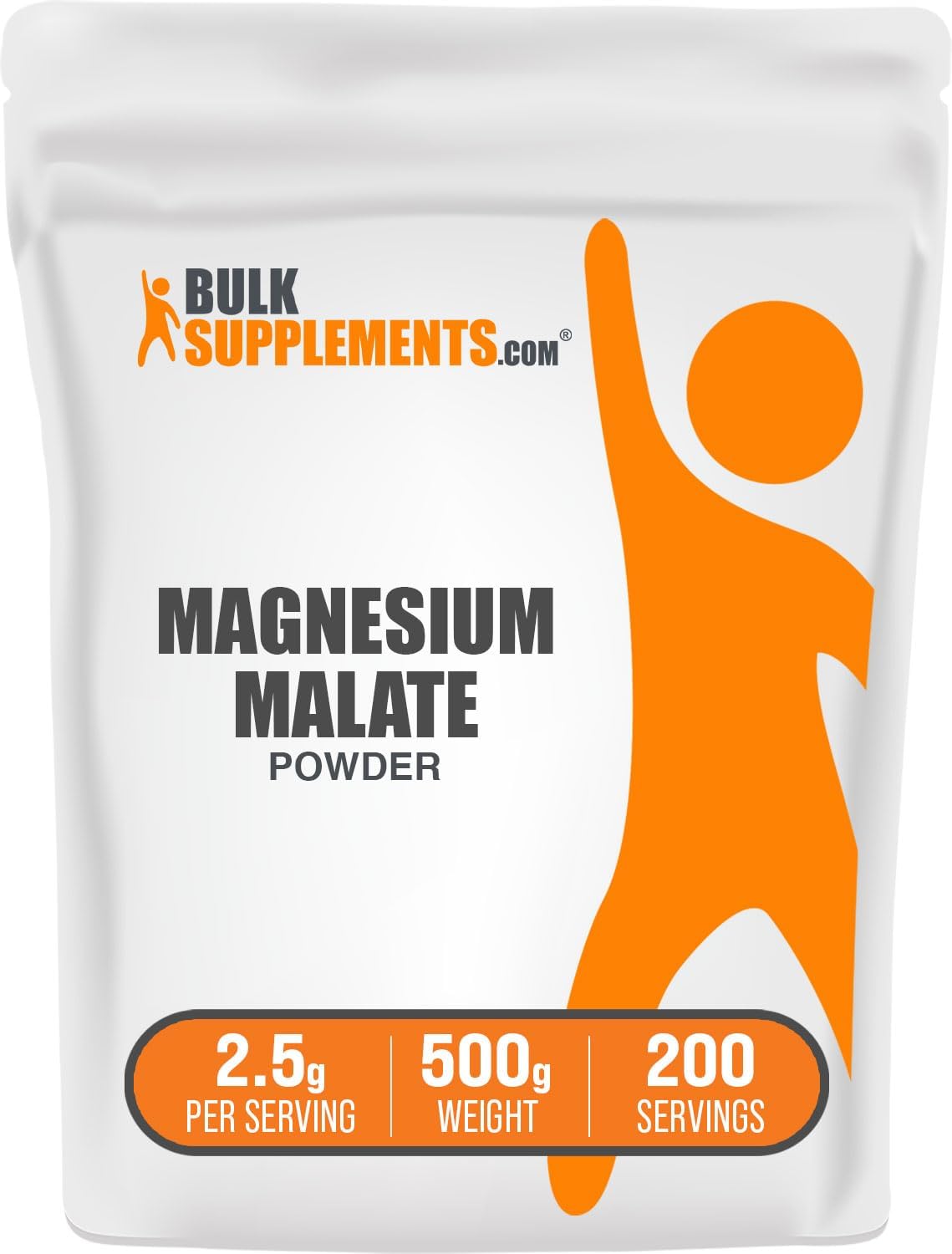BulkSupplements one kilogram resealable pouch for daily wellness routines