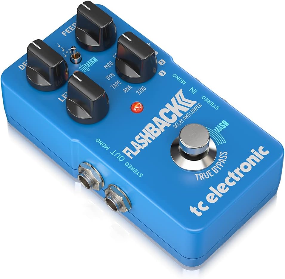 TC Electronic Flashback 2 MASH footswitch close up