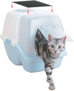 Beacozofu universal six point five by six inch replacement odor filter pack for cats.