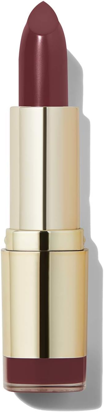 Milani dark berry red matte lipstick tube opened showcasing the highly pigmented bullet.