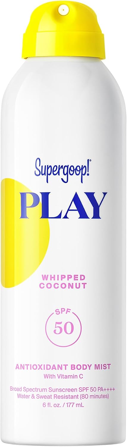 Supergoop Play Antioxidant Body Mist front view packaging