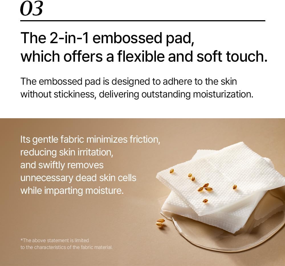 mixsoon Galactomyces Toner Pad,Fermented Nutrition, Galactomyces, Dual-Textured Pad 210ml / 7.10 Fl.Oz (60 heets) - Image 8