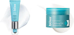 Bliss Eye Do All Things Eye Gel and Clear Genius Moisturizer duo packaging front view