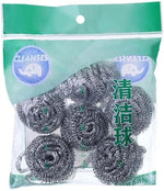 Close up of ClaryMed stainless steel wire scrubber texture