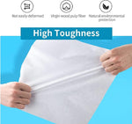 Stack of 100 count precut square bird cage liner paper sheets