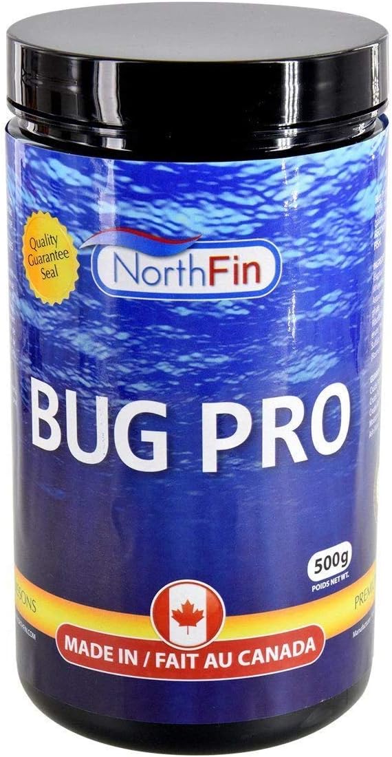 Northfin Bug Pro Crisps fish food front view packaging